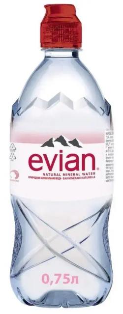 Вода негазированная Evian Спорт, 0,75 л