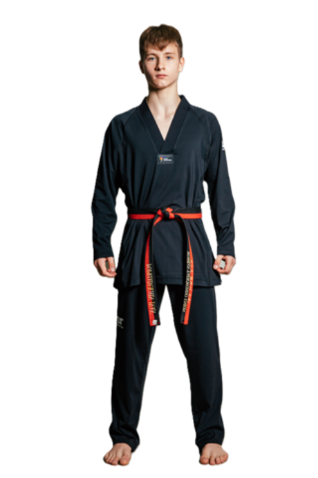 Добок WT Tusah Evo Uniform Male Dan черный