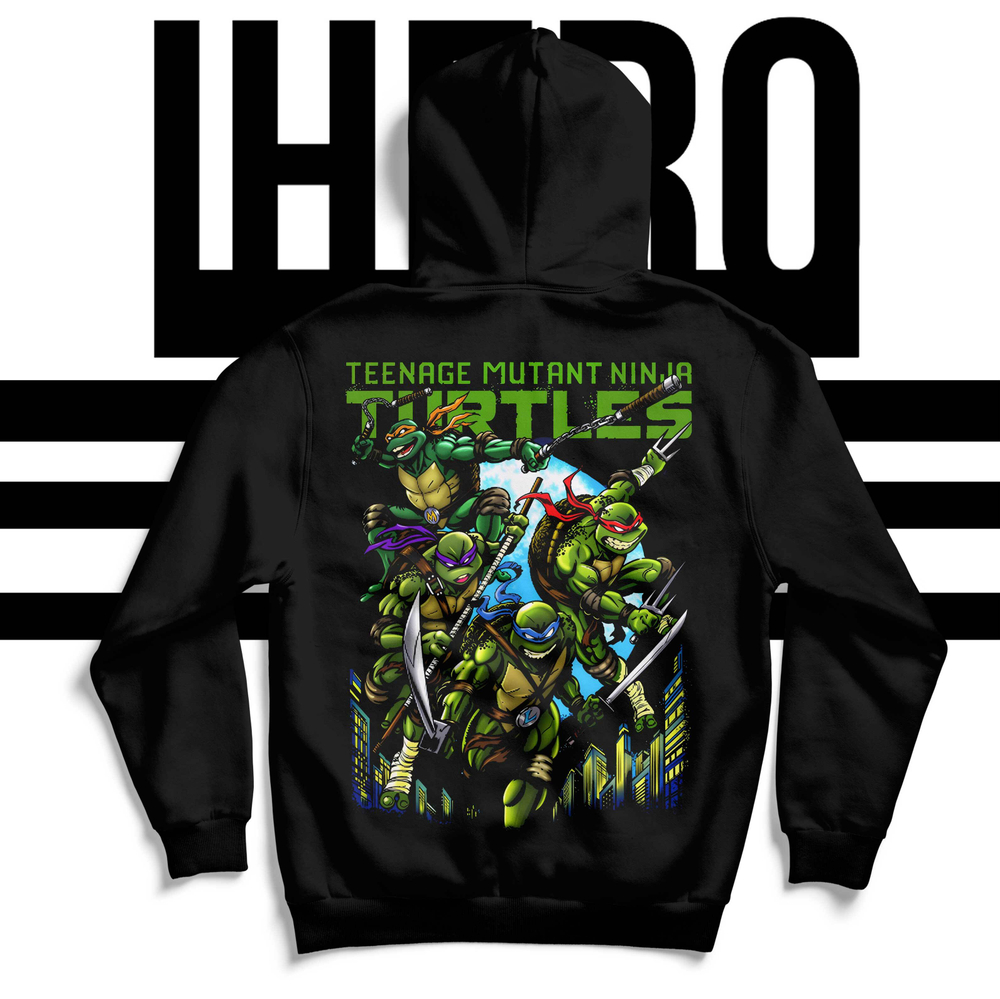 Толстовка IHERO Черепашки c рисунком с двух сторон