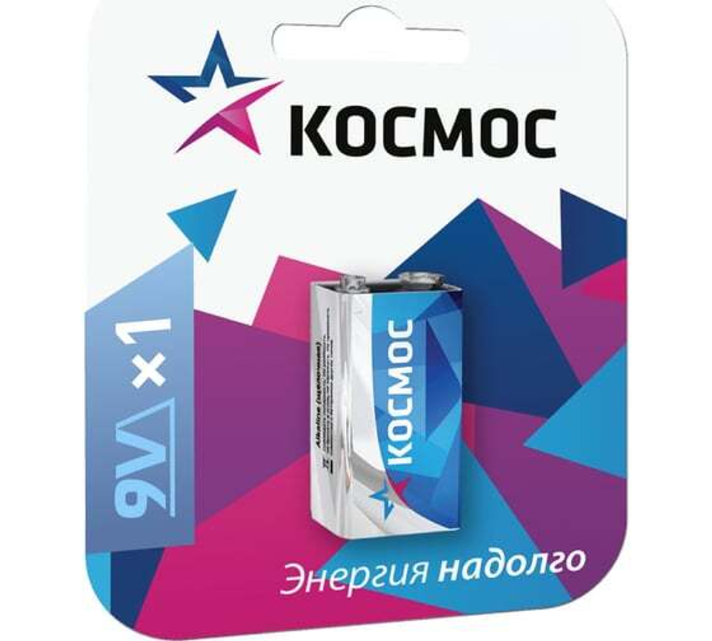 Элемент питания Крона LR6LR61 Максимум КОСМОС