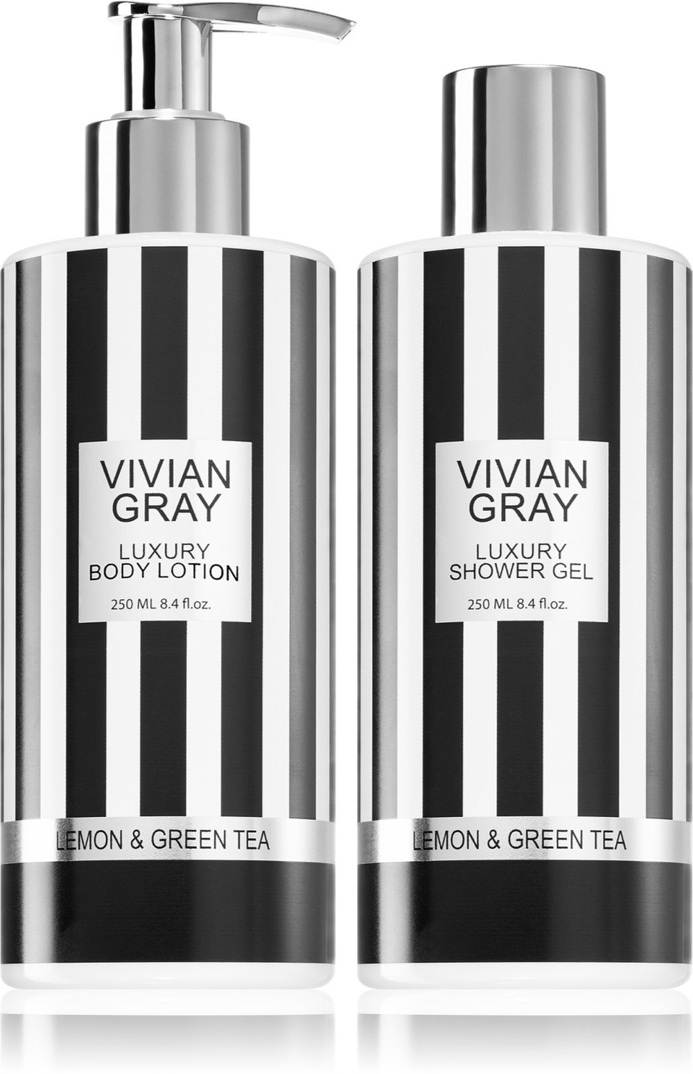 Vivian Gray Stripes Lemon & Green Tea - подарочный набор для тела /   / GTIN 4250120711751