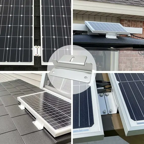 Z-образный крепеж Yashel для четырех солнечных панелей