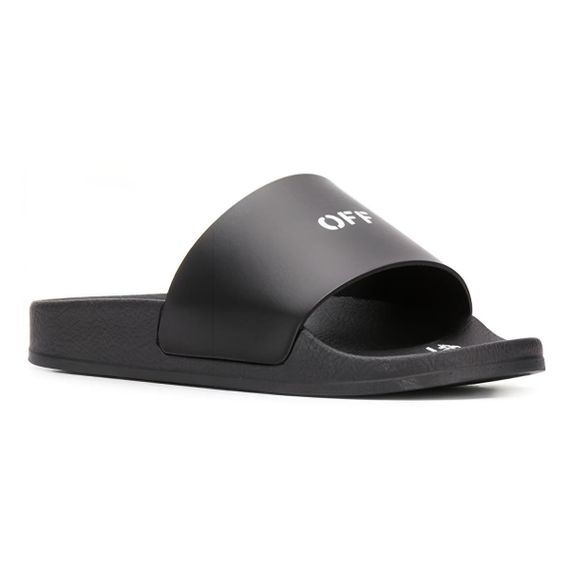 Off-White Printed Slide 'Black'