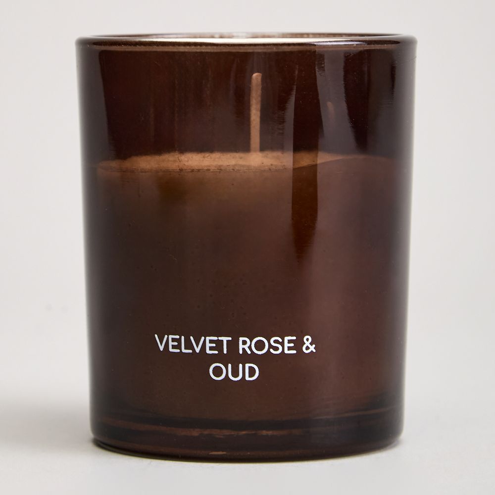 НАБОР АРОМАТИЧЕСКИЙ "LUXURY" СВЕЧА В СТАКАНЕ 6*7,5 СМ И ДИФФУЗОР 70 МЛ VELVET ROSE&OUD