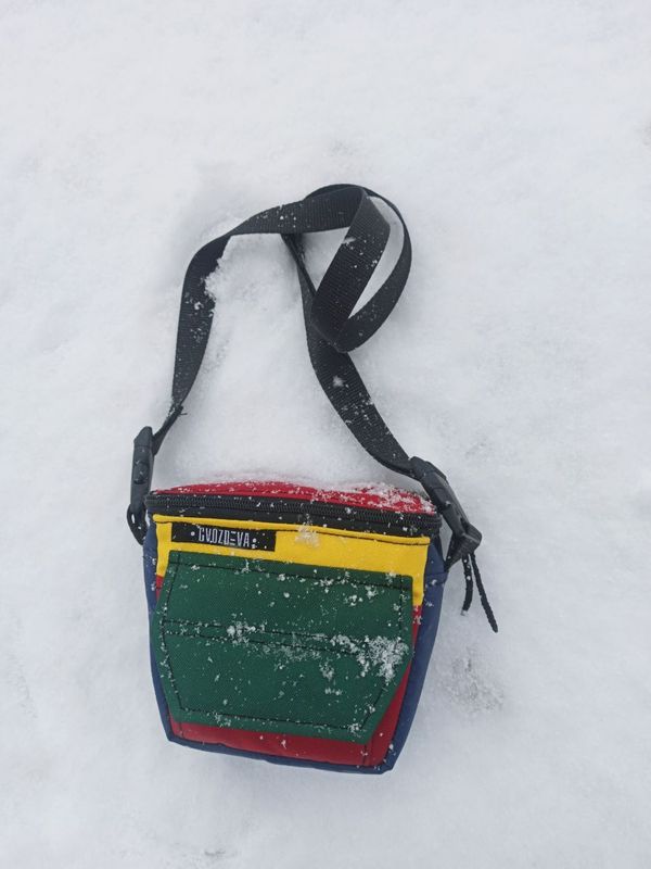 Сумка Foto через плечо Разноцветная - фото 3