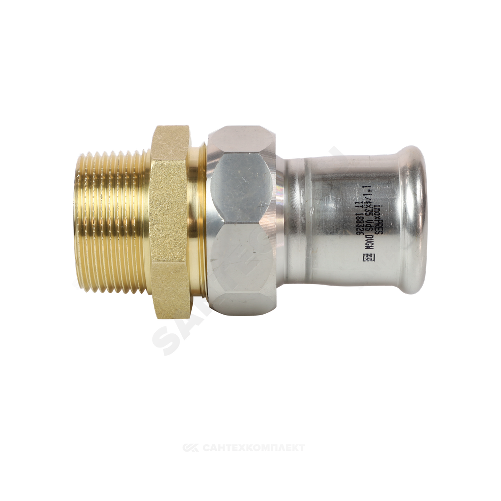 Муфта разъемная сталь нерж AISI 316L Дн 42х1 1/2" Ру16 пресс/НР Inoxpres RM 184042002