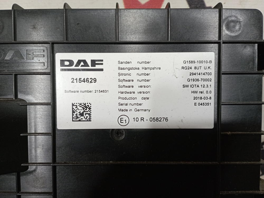 Блок управления отопителем 2018г