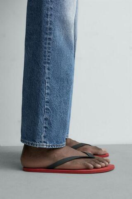 ZARA Х AARON LEVINE САНДАЛИИ, КРАСНЫЙ