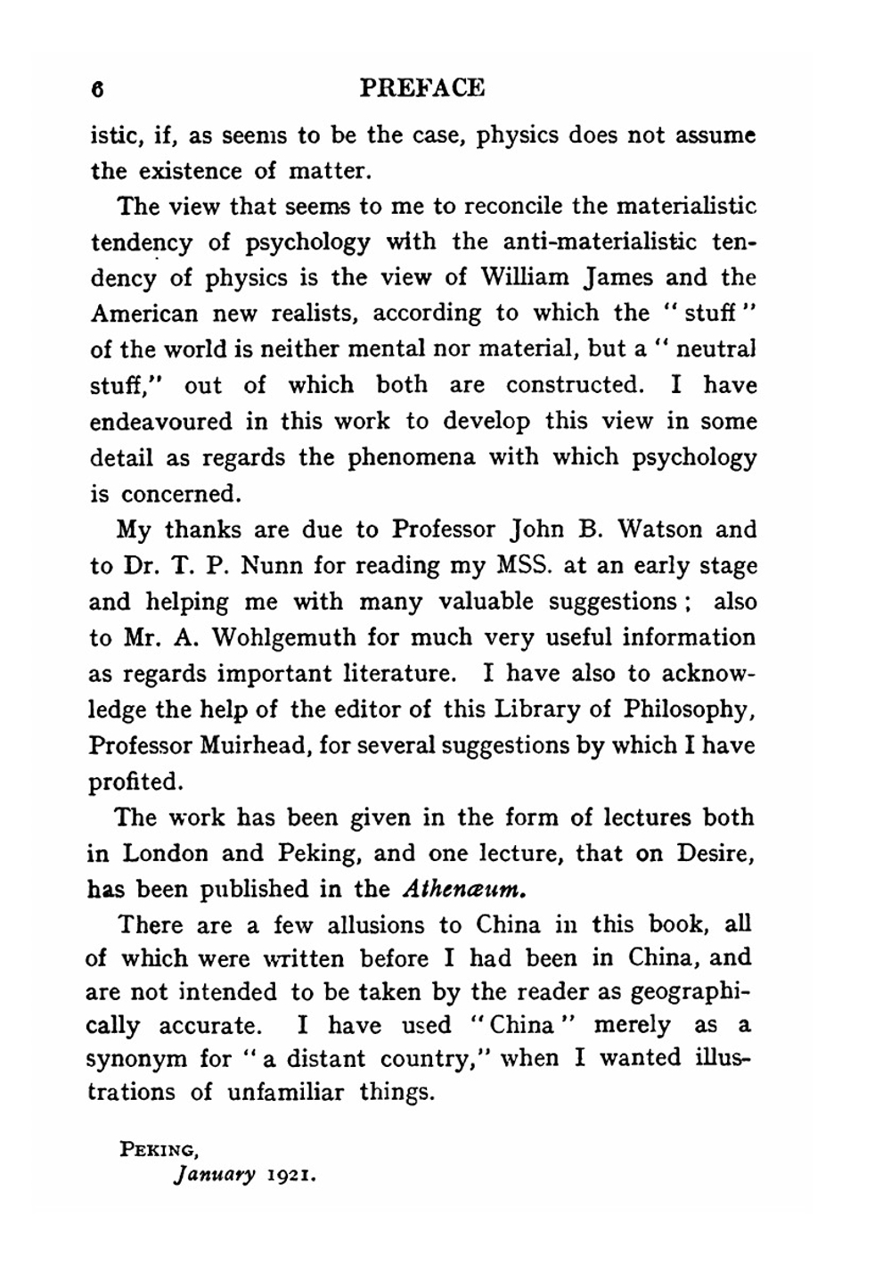 The Analysis of Mind | Russell Bertrand; Muirhead John H