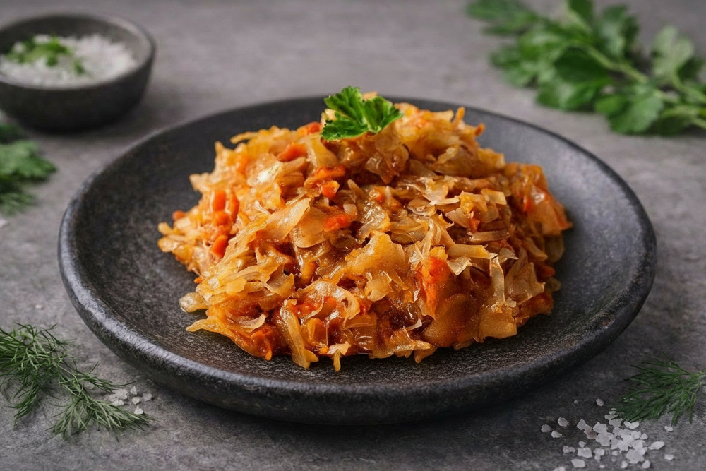 Капуста тушёная