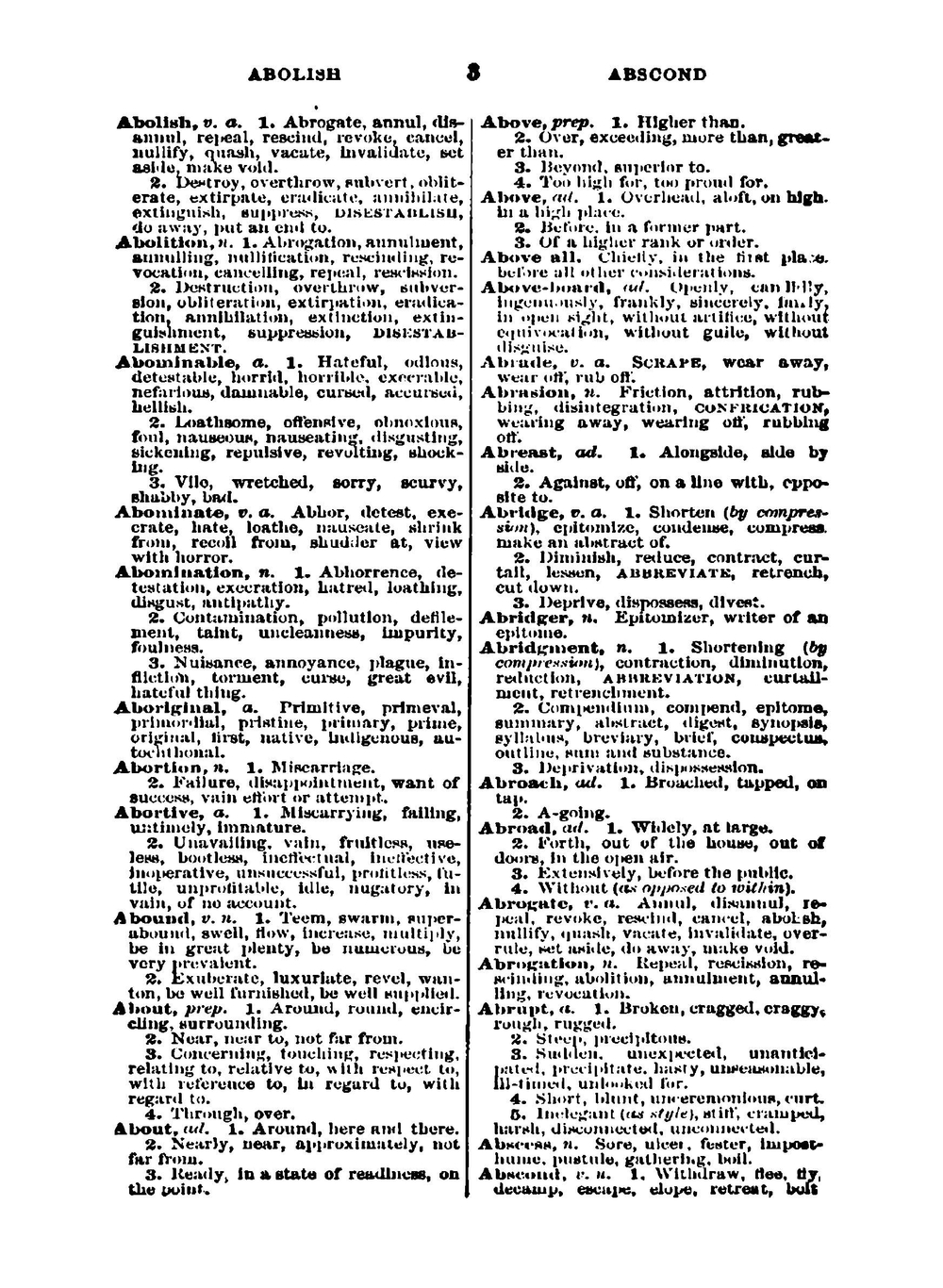 A dictionary of English synonymes and synonymous of parallel expressions, designed as a practical guide of aptness and variety of phraseology | Soule Richard