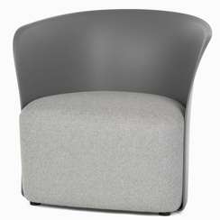 Полукресло Brighten серое