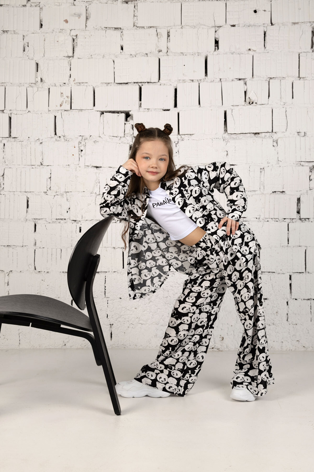 Брюки текстильные для девочки 7-9 лет Fleur de Vie