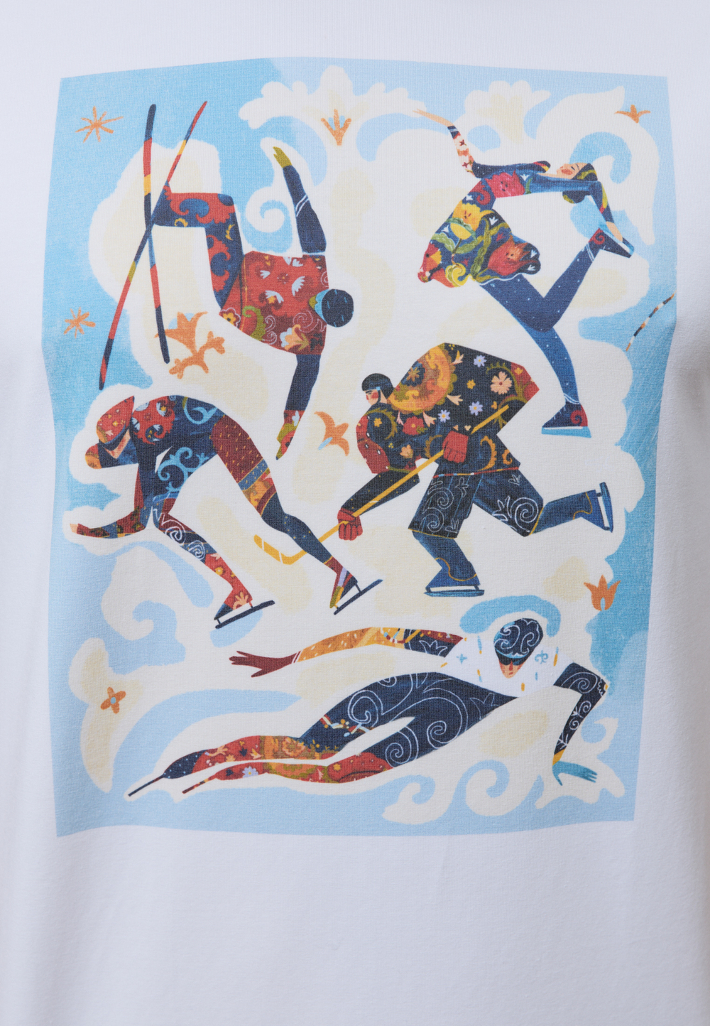 Футболка оверсайз OLYMPIC WINTER WHITE