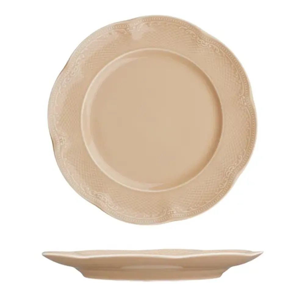 Тарелка d 27 см h3,2 см Aristocrat Peach Tea Noble [6]