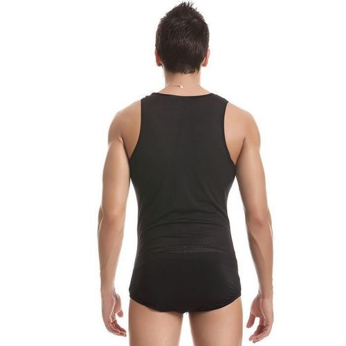 Мужское боди черное RUFSKIN Slim Stretch Bodysuit Black RF 12