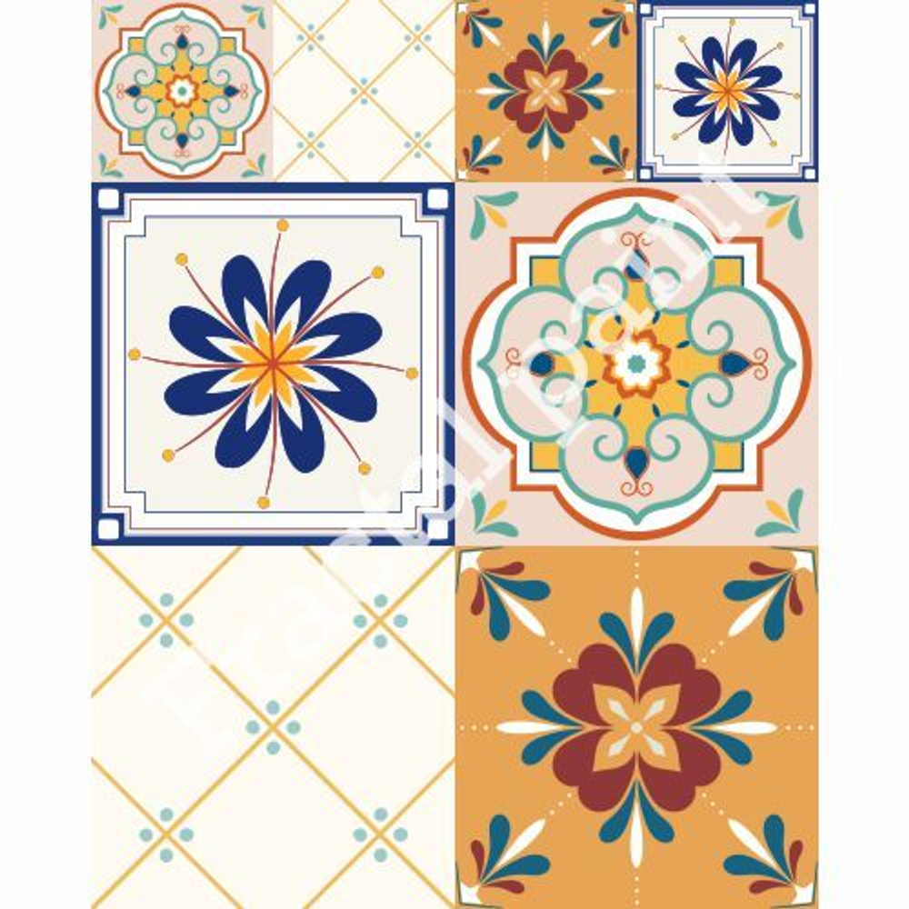 Трансфер для декупажа переводной рисунок для поверхностей для плитки 009