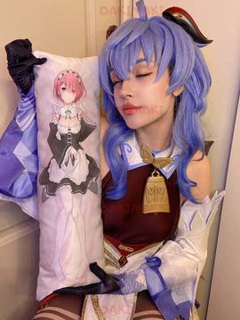 Мини дакимакура Рам из Re:Zero. Жизнь с нуля в альтернативном мире арт. M0199, 60х20 см