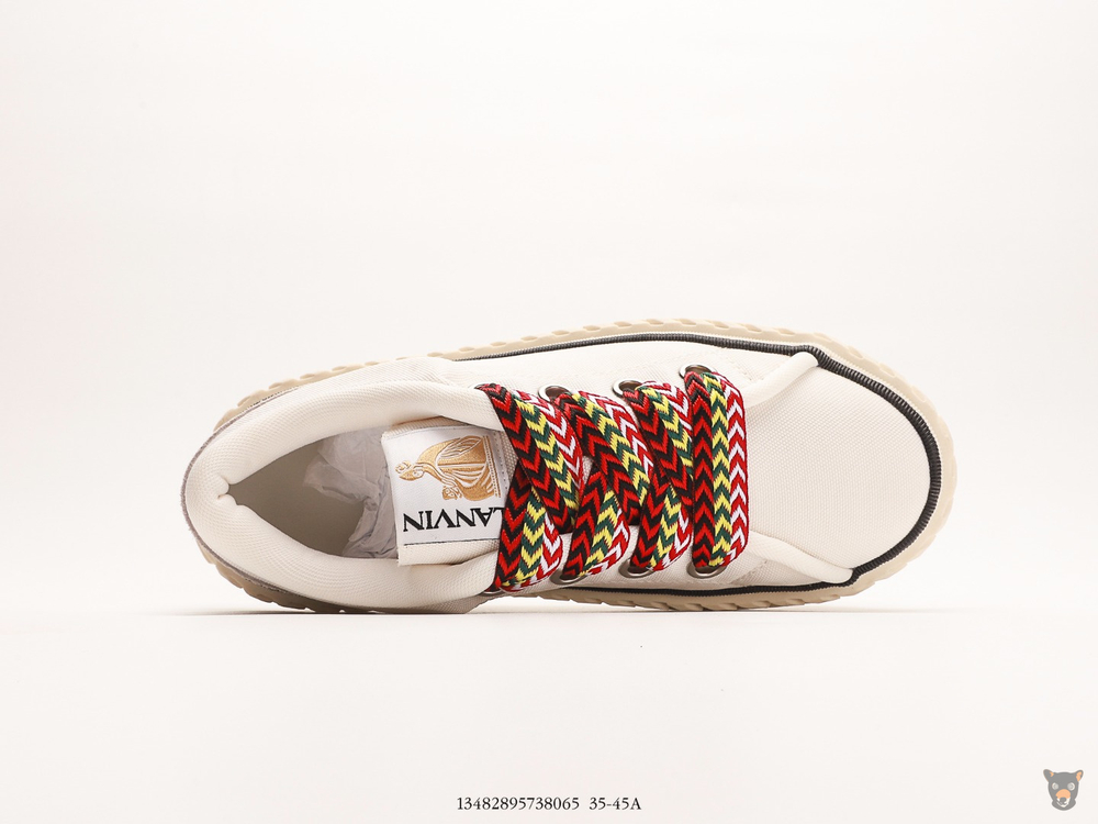 Кеды Lanvin Cotton Canvas Curbies Low-Top