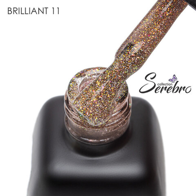 Гель-лак "Brilliant" Serebro №11, 11 мл