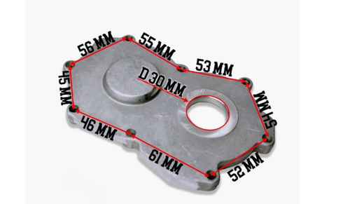 Крышка подшипников балансирного вала 163QMK