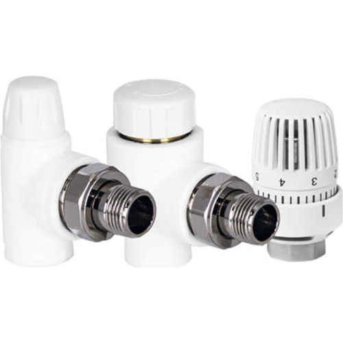 Комплект TEBO бел. PP-R №3-4 25x3/4quot; угловой (1/17), арт. 030061112