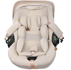 Прогулочная коляска Peppy Amici с автокреслом Verona Beige Black рама Black