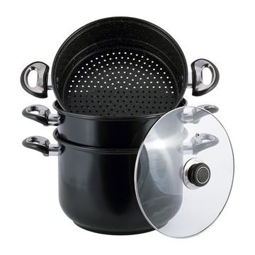 Пароварка 2-х уровневая из углеродистой стали Kamille KM 5832 (диаметр 26 см, объем 10 л)