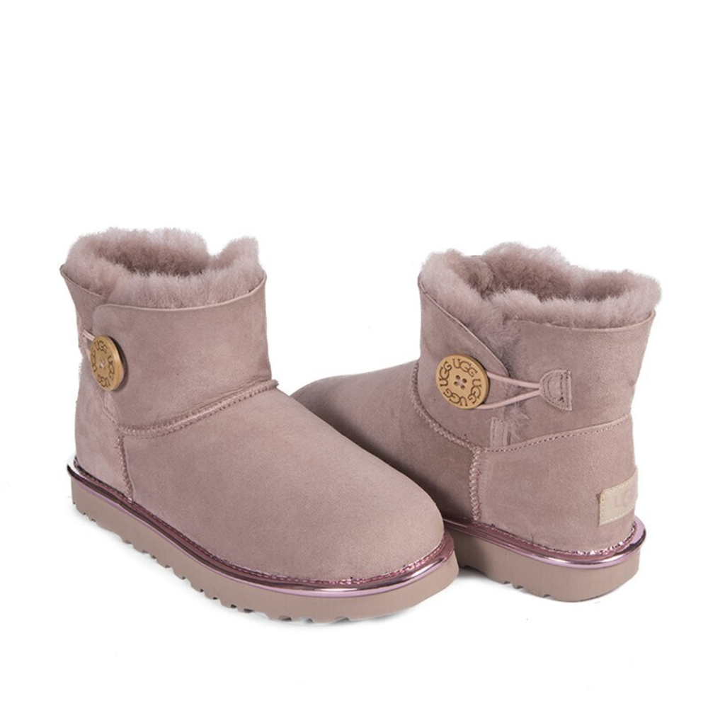 Угги Bailey Button Mini II Metallic Dusk