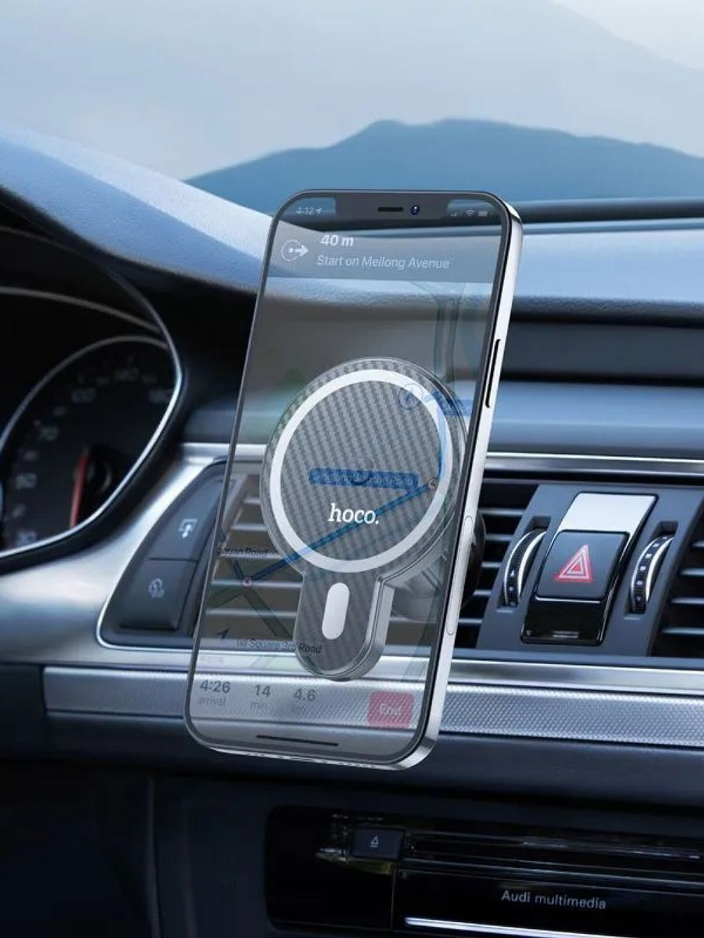 Держатель магнитный CA85 15W MagSafe в воздуховод