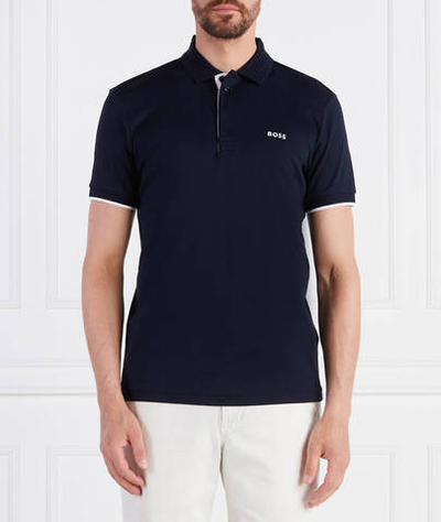 Поло Paule BOSS GREEN - темно-синий(50494327)