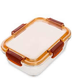 GAEM Home HM-01/25-B Контейнер прямоугольный стеклянный 1020 мл