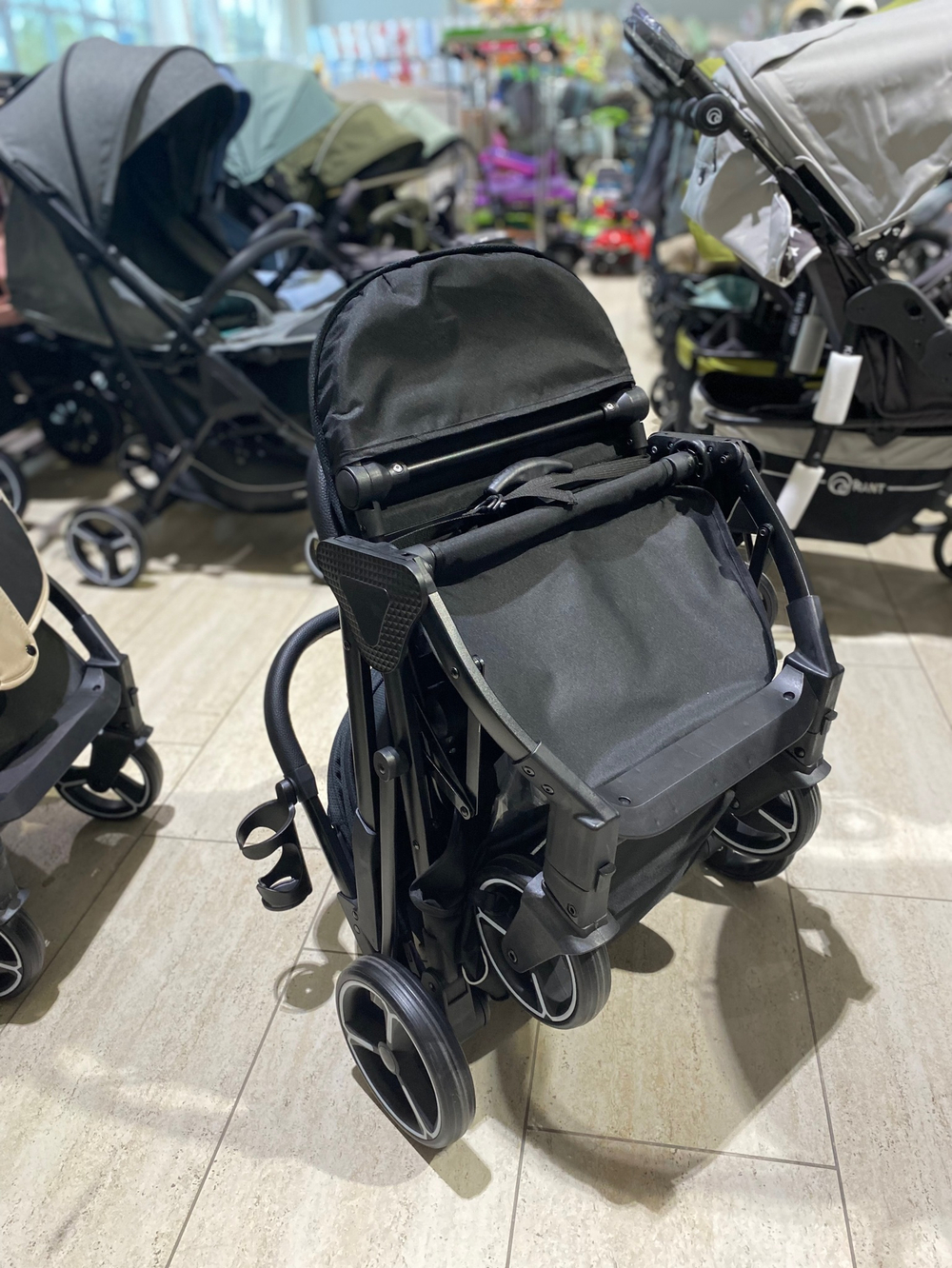 Коляска детская MOWBaby "SMART" MB101 Black (2023)