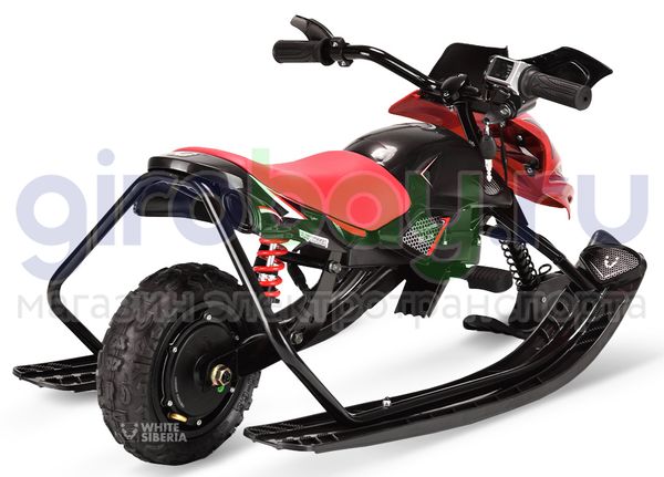 Детский электроснегокат White Siberia BELEK 800W - Красный