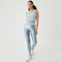 Женские теннисные брюки Björn Borg Borg High Waist Swipe Tight Women - Blue