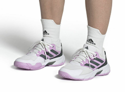 Женские Кроссовки теннисные Adidas CourtJam Control 3 W - bronze strata/legend ink/bliss lilac