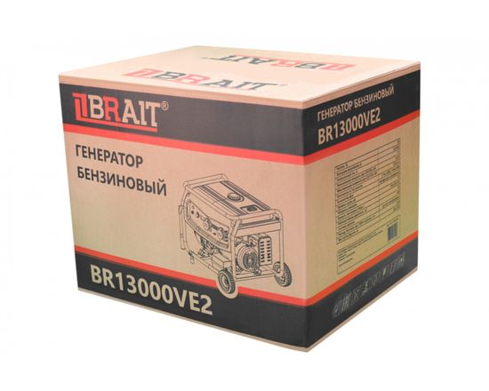 Бензиновый генератор BRAIT BR13000VE2 (9.5 кВт, 220/380)