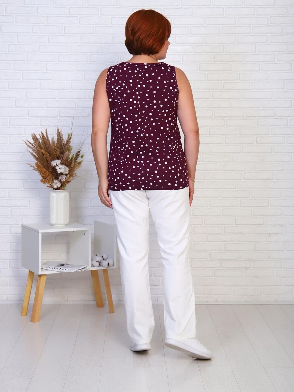 Сюжет - майка бордо Iv-capriz