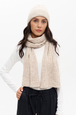 8407 Шарф женский (бежевый)
