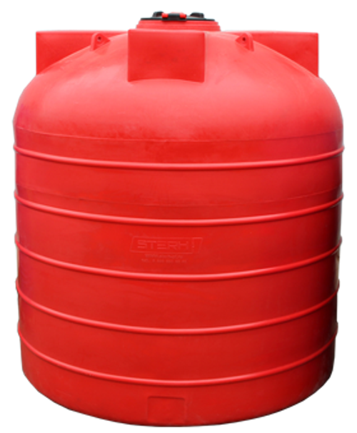 Ёмкость пластиковая пищевая STERH VERT 6000T 6000 л. вертикальная транспортная (200x200x220см;красный) - арт.555090.2