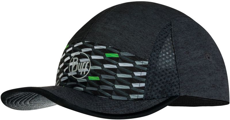 Спортивная кепка для бега Buff Run Cap R-Geotrik Black Фото 1