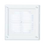 Решётка вентиляционная в рамке с москитной сеткой 162х162 мм Люкс