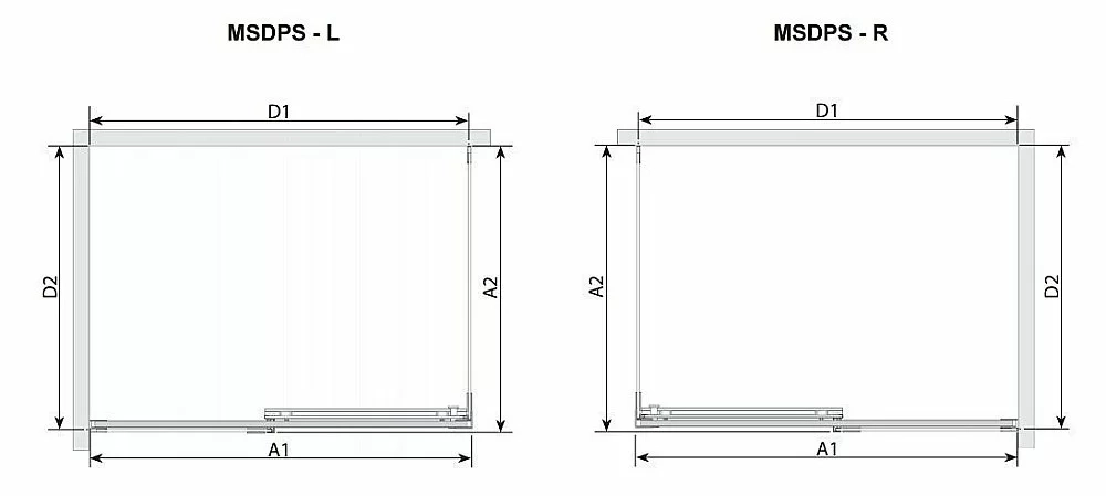 Душевой уголок Ravak Matrix MSDPS 100x100 стекло прозрачное/профиль белый