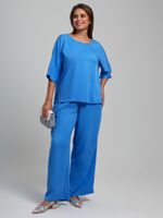 Блузка Летний драйв-2 Виотекс ГОЛУБОЙ