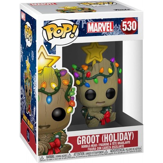 Фигурка Funko POP! Bobble Marvel Holiday Groot (530) 43333