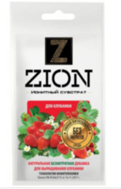 Ионитный субстрат ZION 30г для клубники