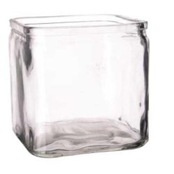 Банка для подачи квадратная 1200 мл стекло 12*12*12 см P.L. Proff Cuisine