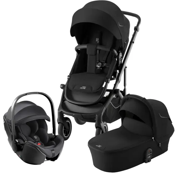 Коляска 3 в 1 Britax Roemer Smile 5Z Space Black + Baby-Safe Pro Space Black