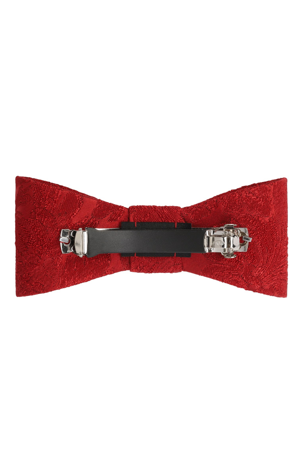 Бант-бабочка из красного жаккарда