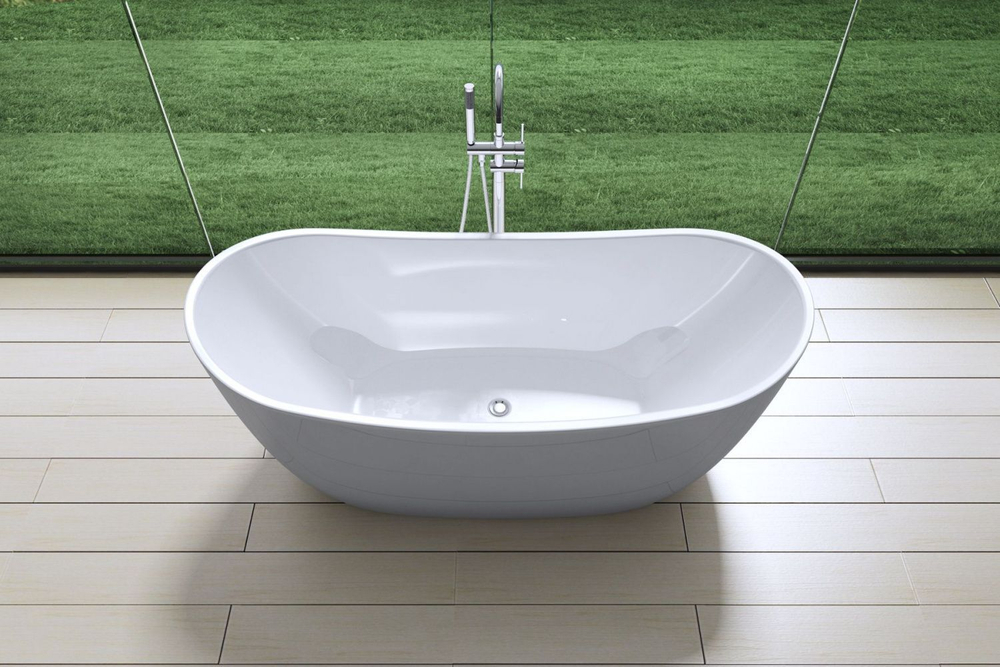 Акриловая ванна ARTMAX AM-502-1700-785 отдельностоящая со сливом-переливом,сифон в комплекте